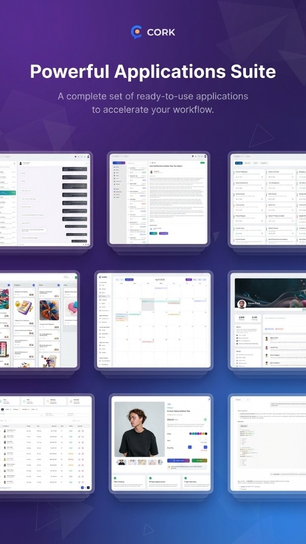 Cork - Bootstrap 5 Admin & Laravel Dashboard Template